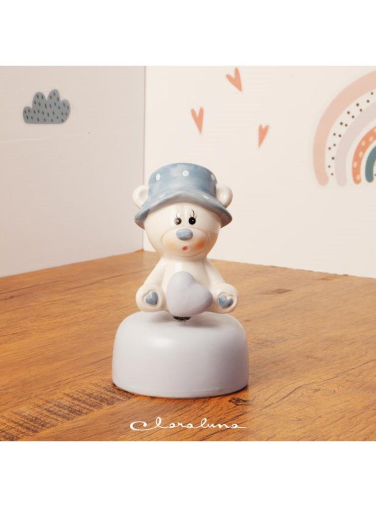 Orsetto azzurro su carillon - 23926/shopper