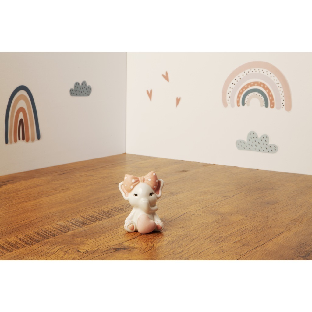 Piccolo elefante rosa da appoggio 23931 - 23931