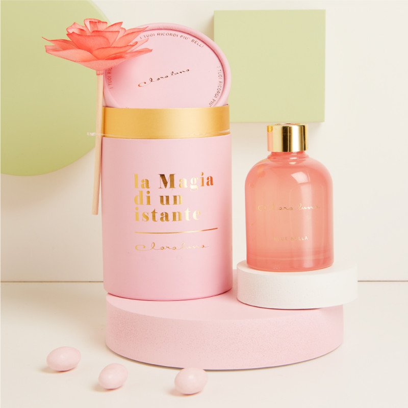 Diffusore Grande Rosa Con Fiore - 25161f