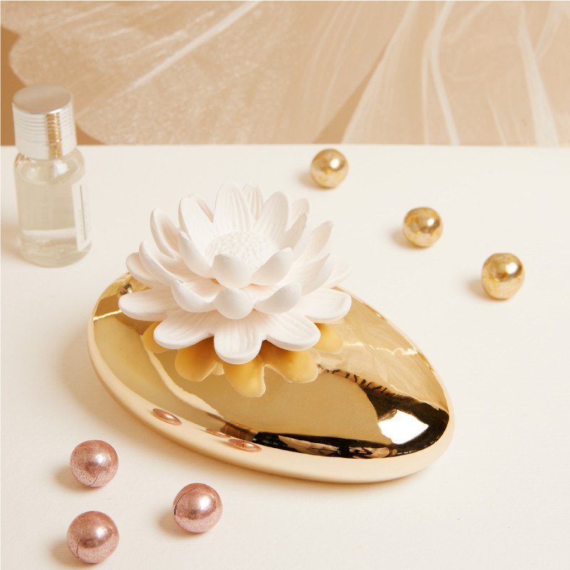 Diffusore Fiore Di Loto Oro - 25209/botanica