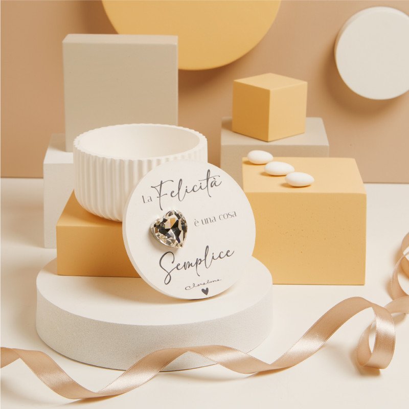 Scatolina Cuore Silver - 25333/botanica