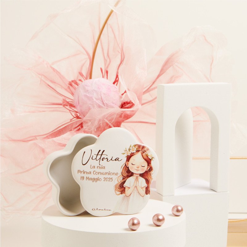 Scatolina Bianca Bambina - 25365/botanica