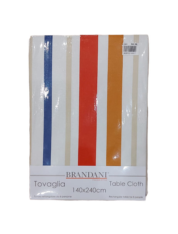 Tovaglia righe - 140x240 - 10051