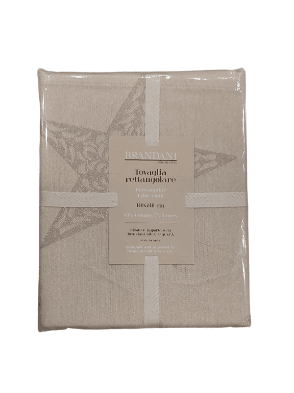 Tovaglia stelle lurex - 140x240 - 10133