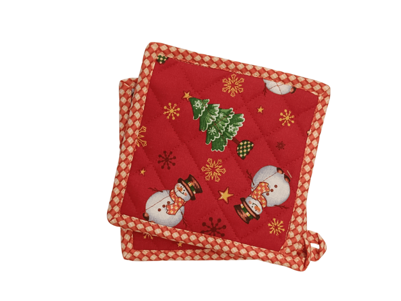 Set 2 Presine Frosty Con Piping Quadretti 18x18 - 10335