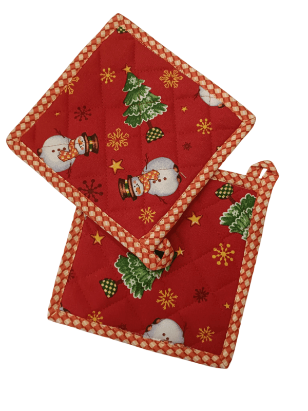 Set 2 Presine Frosty Con Piping Quadretti 18x18 - 10335