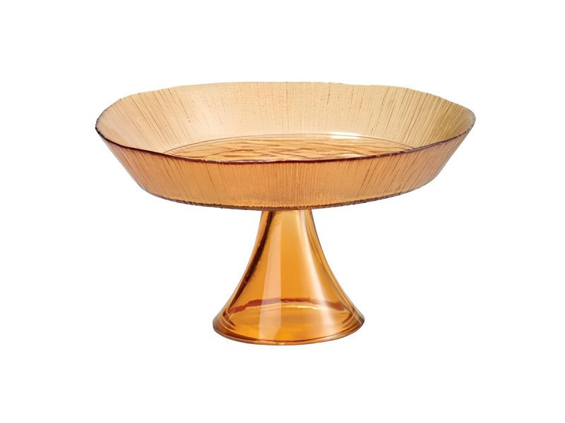 Alzata ekol ambra vetro cm d 24 - 40655