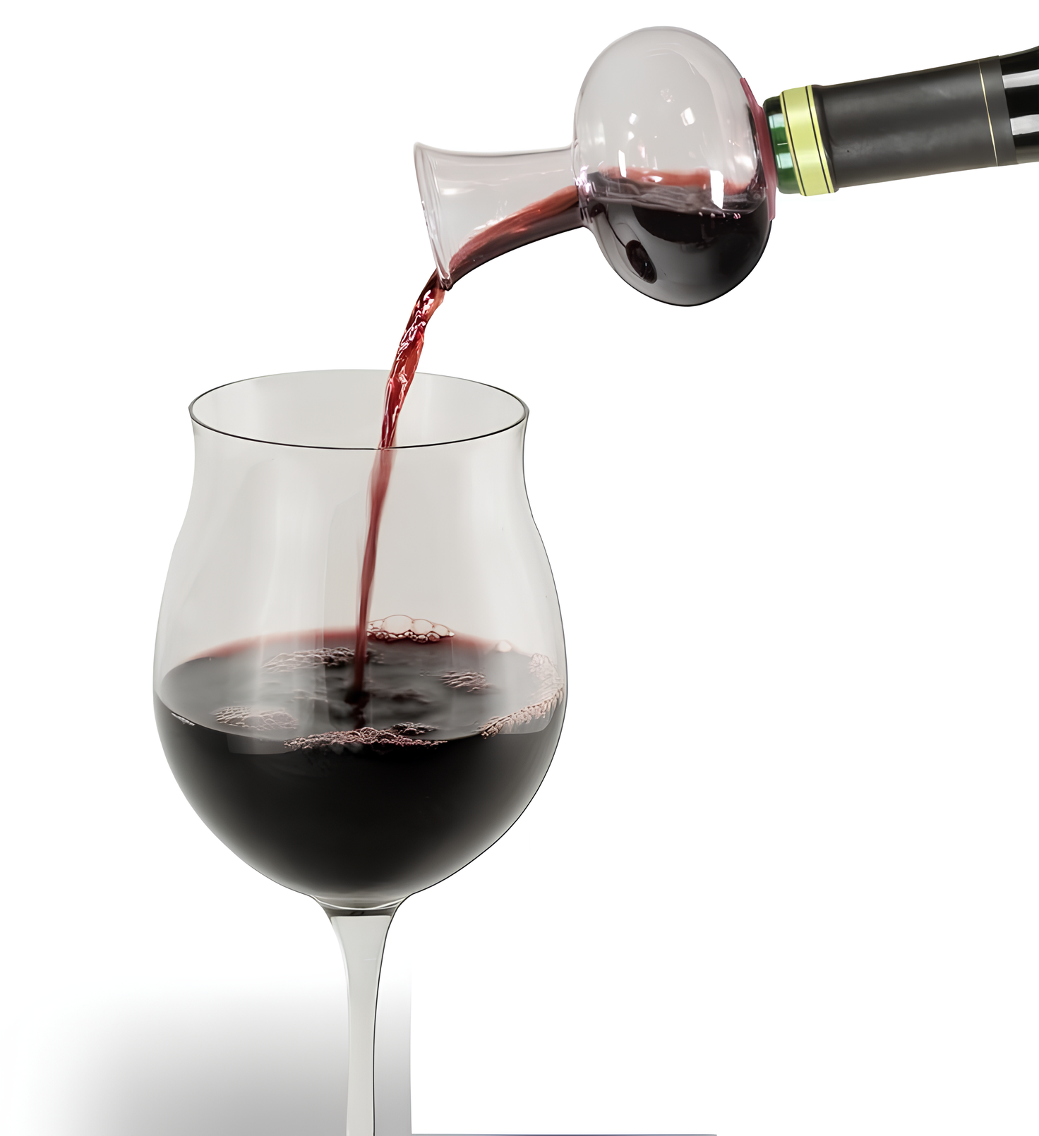 L'aeratore decanter in vetro e silicone - 50021 L'aeratore decanter in vetro e silicone - 50021