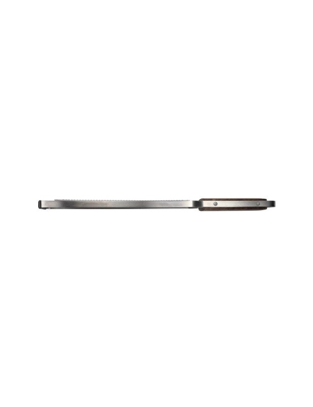 Grattugia lamine strette inox con piedino silicone con manico legno con coprilama - 50200