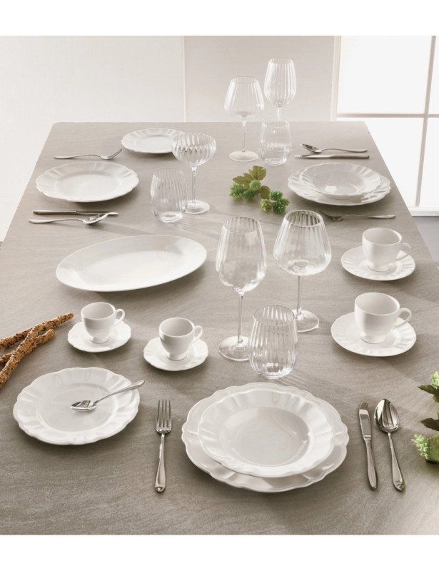 Tavola 18 pz georgette new bone china - 50250