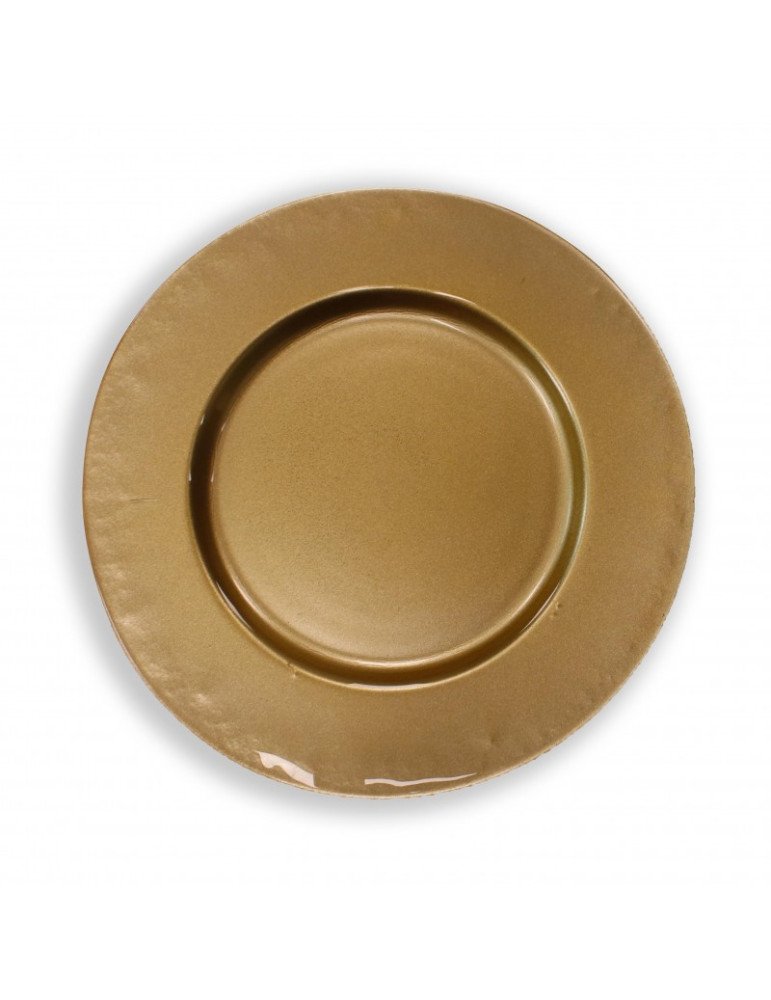 Sottopiatto oro vetro - 51034
