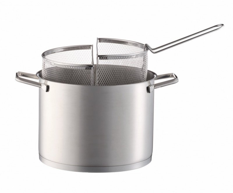Pastaiola Free Inox 7 Lt Con  Doppio Cestello In Rete - 51125