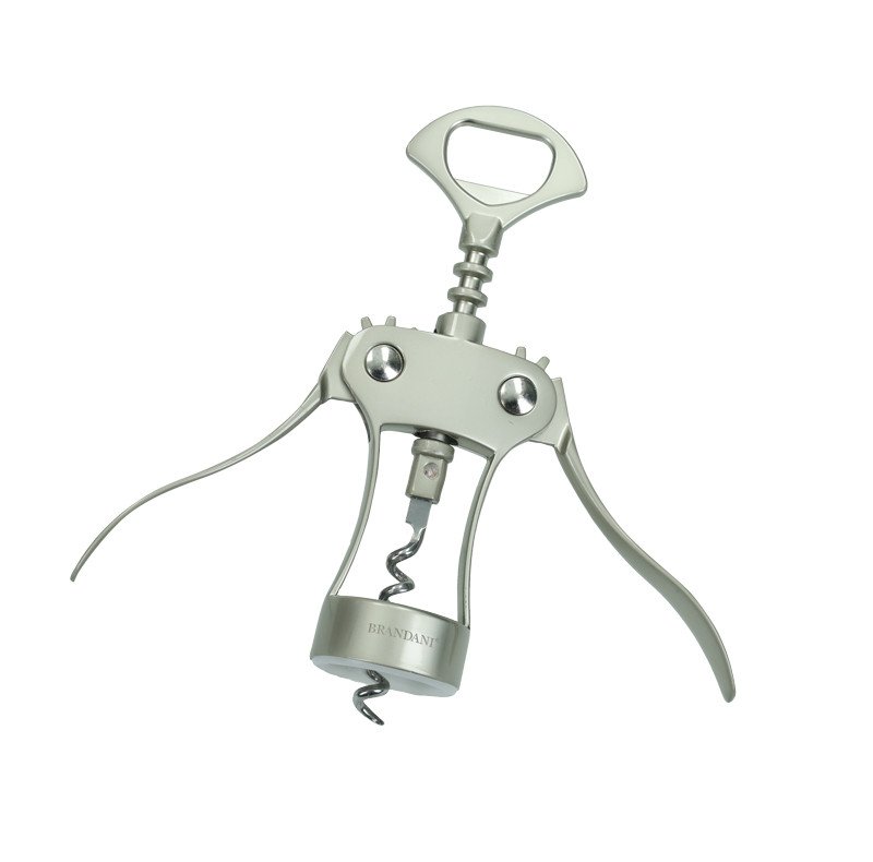 Cavatappi elegance champagne satinato lega di zinco - 51384 Cavatappi elegance champagne satinato lega di zinco - 51384