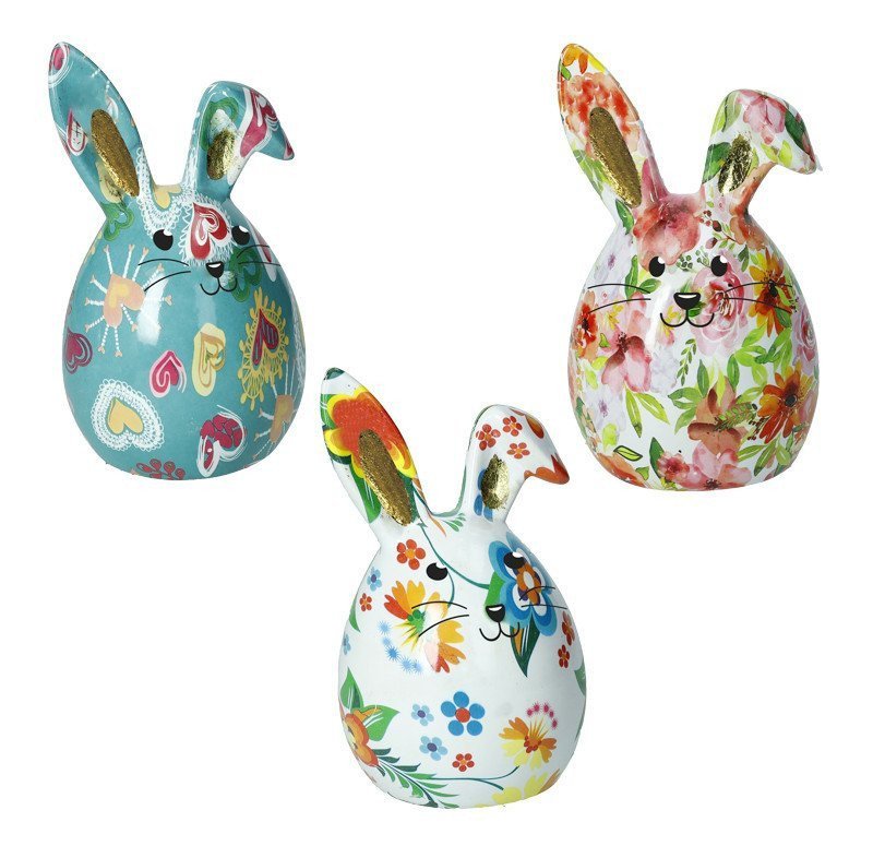 Salvadanaio coniglietto decoro multicolor dolomite - 51396