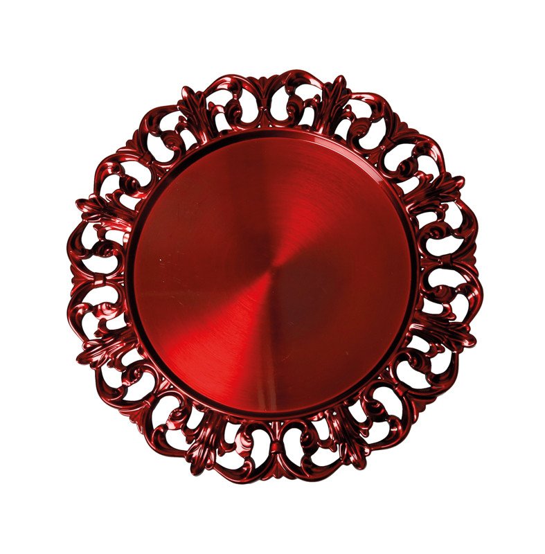 Sottopiatto Giglio Rosso Set 4 Pezzi - 51422