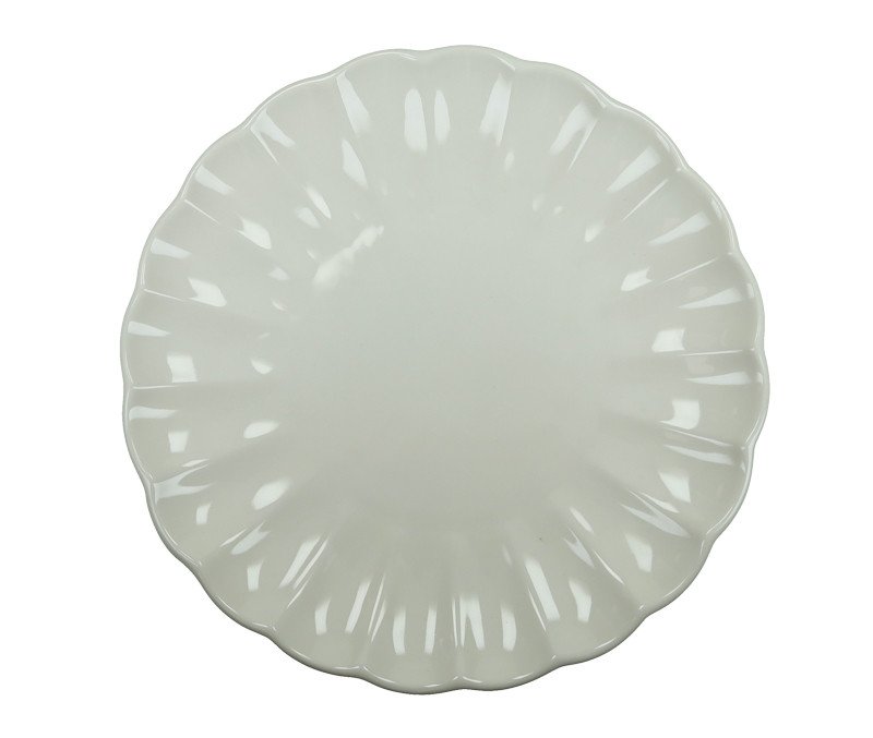 Piatto piano calipso avorio stoneware - 51430 Piatto piano calipso avorio stoneware - 51430