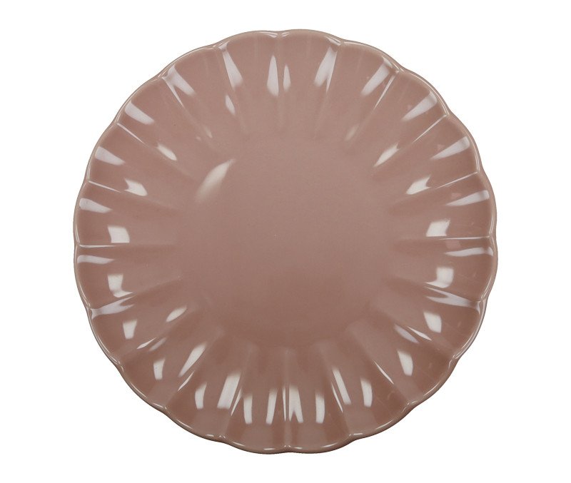 Piatto piano calipso cipria stoneware - 51437 Piatto piano calipso cipria stoneware - 51437