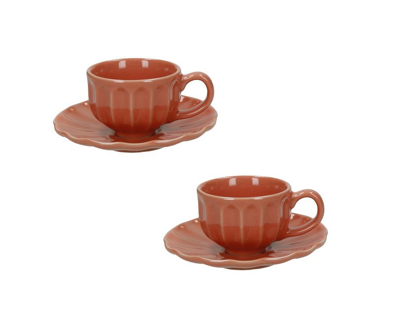 Tazzina caffe' calipso cotto set 2 pz stoneware - 51456