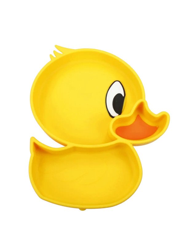 Set pappa paperotto silicone c/forchetta e cucchiaio inox - 51508