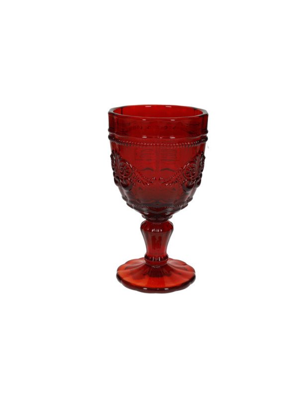 Calice rouge rosso set 6 pezzi vetro - 51534