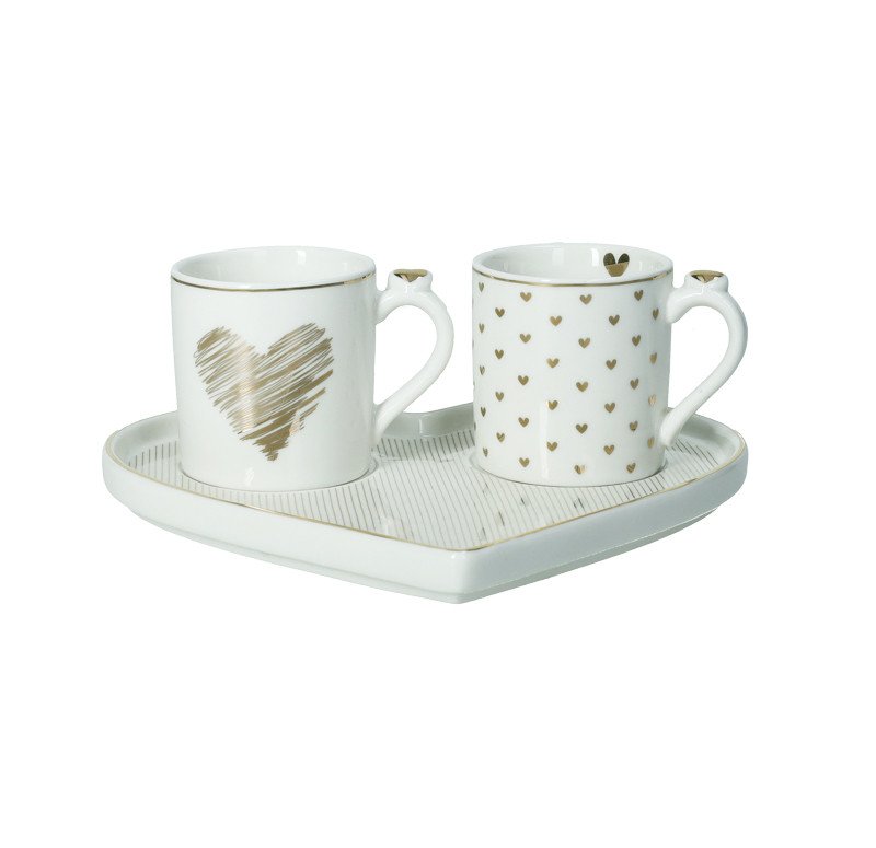 Tete a tete amore mio righe new bone china - 51661 Tete a tete amore mio righe new bone china - 51661