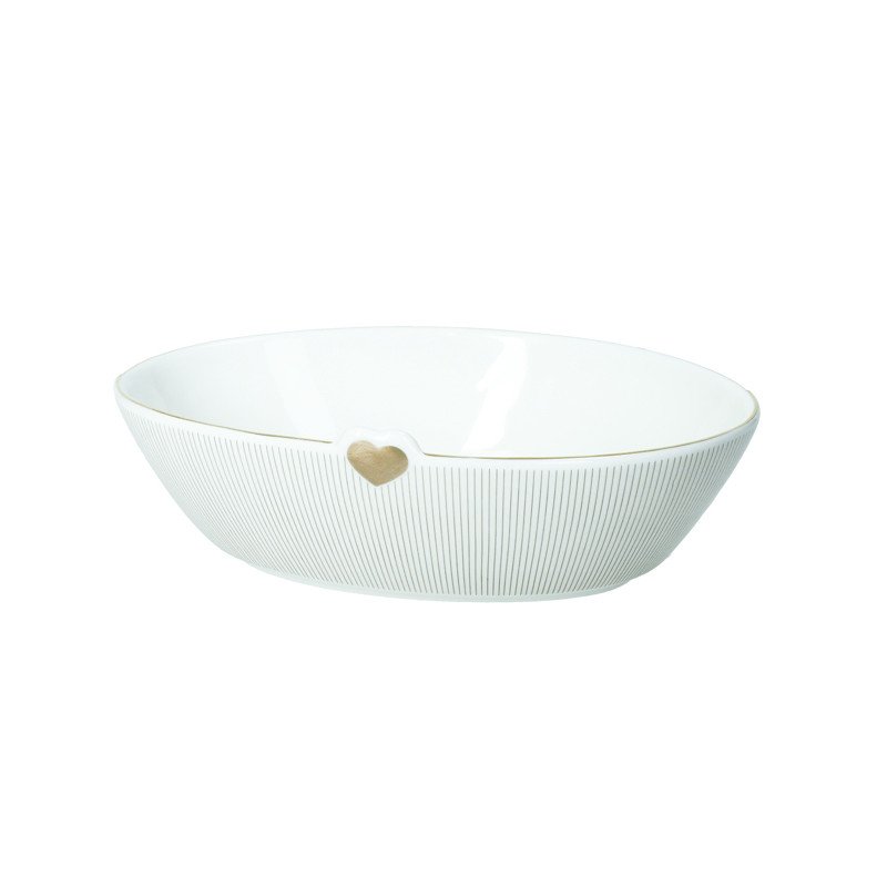 Ciotola amore mio righe new bone china - 51667 Ciotola amore mio righe new bone china - 51667