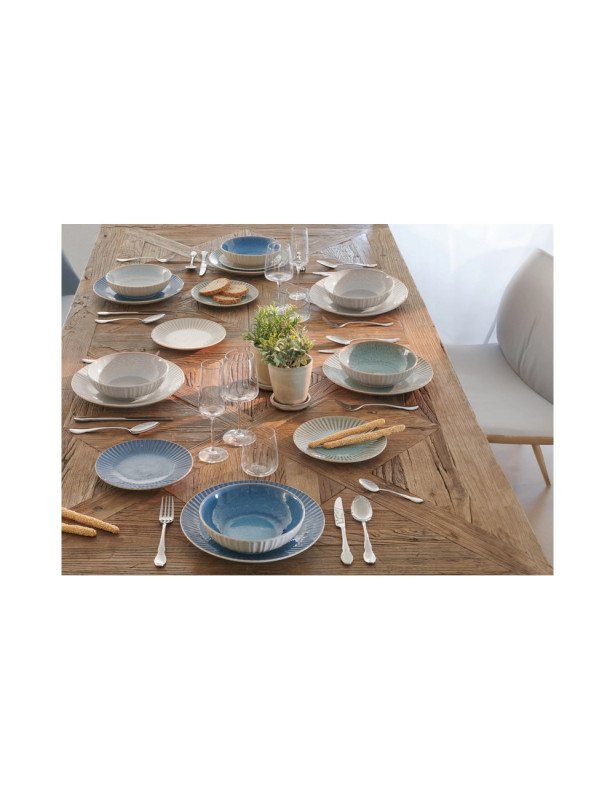 Piattino melange bluette stoneware - 51685