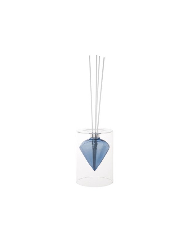 DIFFUSORE DI FRAGRANZA DIAMOND BLUE VETRO - 51709 DIFFUSORE DI FRAGRANZA DIAMOND BLUE VETRO - 51709