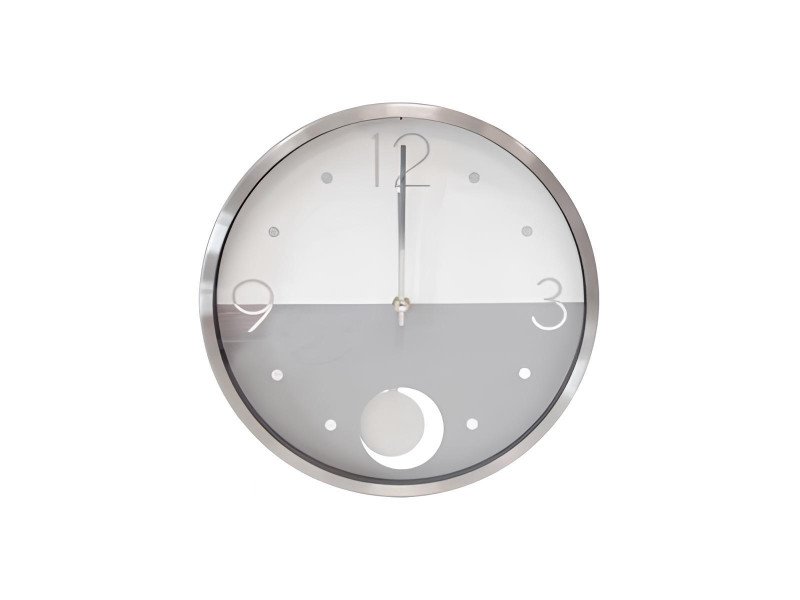 Orologio split con pendolo argento policarbonato - 51891