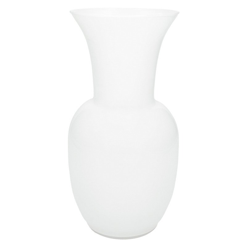 Vaso argo bianco vetro 26h - 51914 Vaso argo bianco vetro 26h - 51914