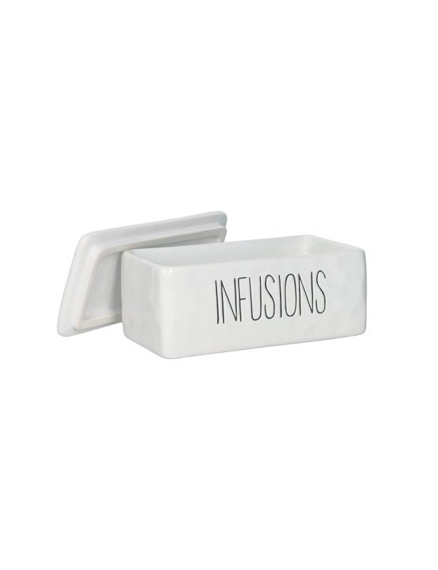 Porta infusi con coperchio new age dolomite - 51946