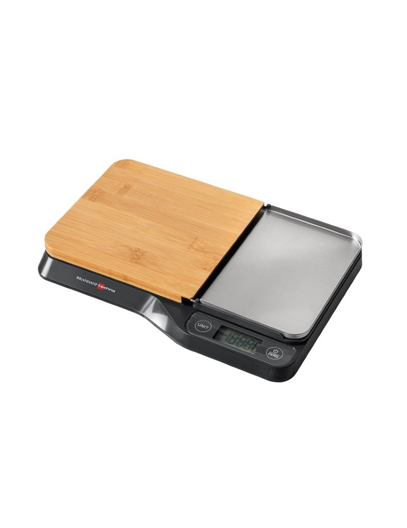 Bilancia techno collection tagliere bamboo vassoio inox - 52200