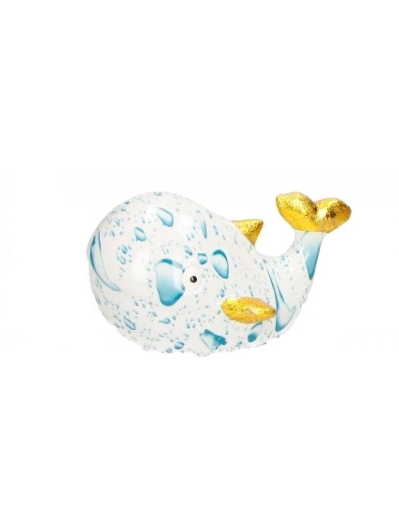 Salvadanaio balena decori assortiti dolomite - 52241-baz