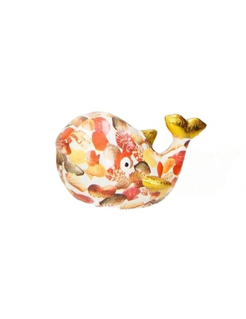 Salvadanaio balena decori assortiti dolomite - 52241-bro