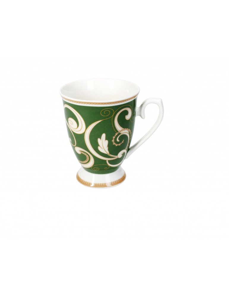 Mug filo d'oro set 2 pezzi new bone china - 52654
