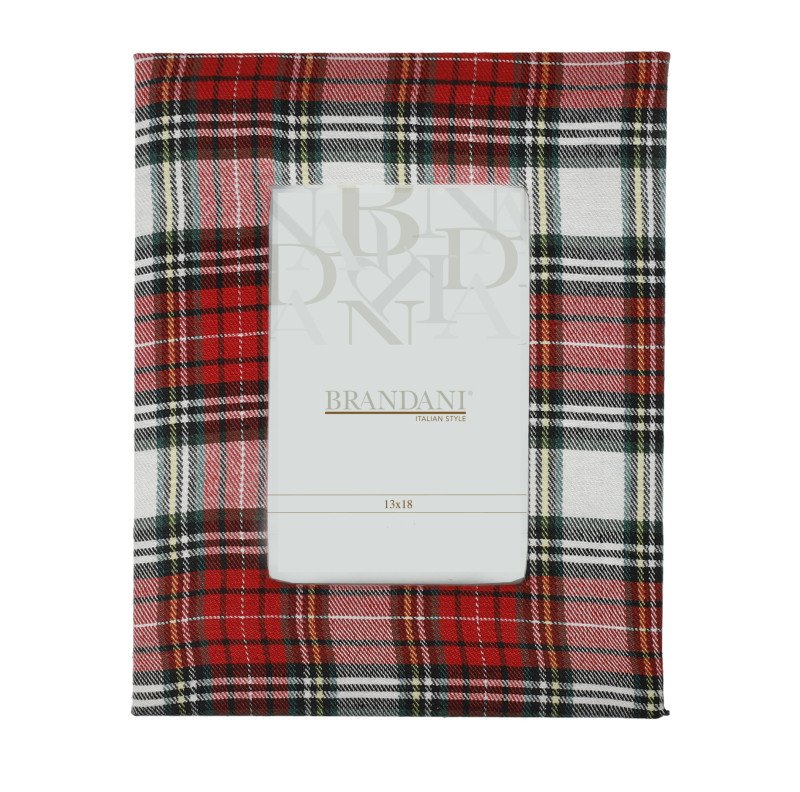 Portafoto tartan velluto int. 13x18 velluto/mdf - 52727