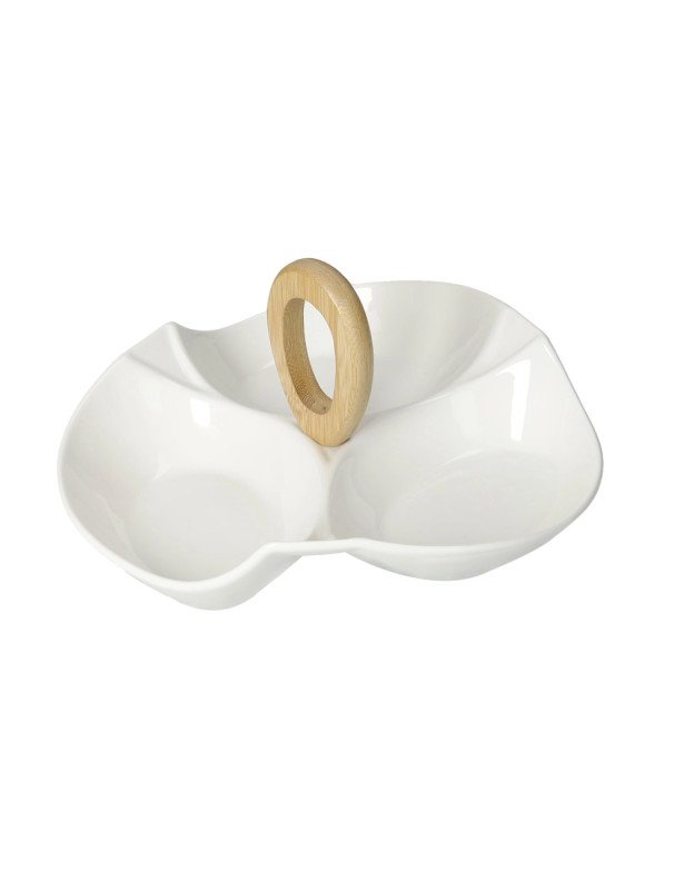 ANTIPASTIERA PRIMULA PORCELLANA E BAMBOO - 52912