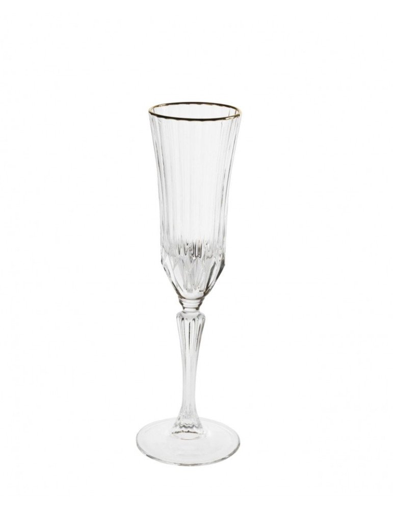 Flute oh my gold crystal glass - 53598