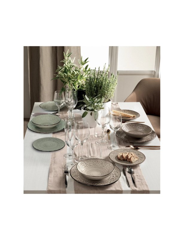 Piattino serendipity tortora stoneware - 55994