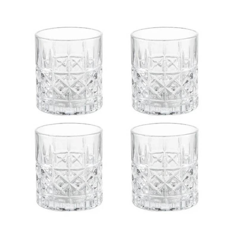 Bicchiere mosaico vetro set 4pz - 80083