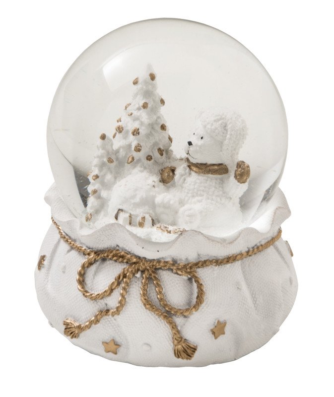 Carillon palla di neve soggetti e colori assortiti poliresina - 82639