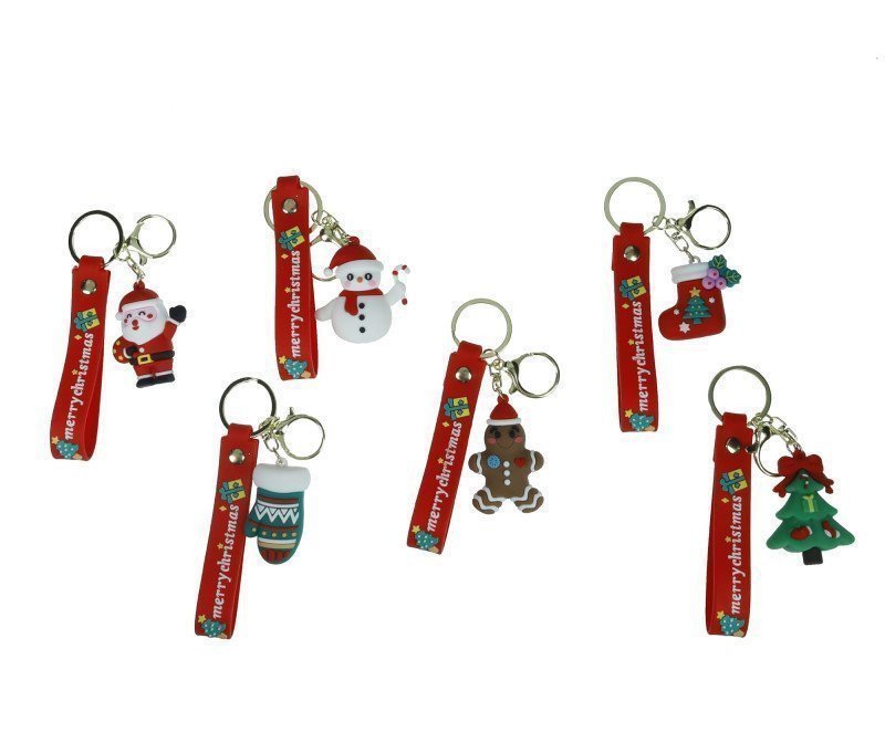 CORNICE PORTAOGGETTI IN  PVC CON PORTACHIAVI CHRISTMAS SILICONE DECORO PANDIZENZERO - 84000