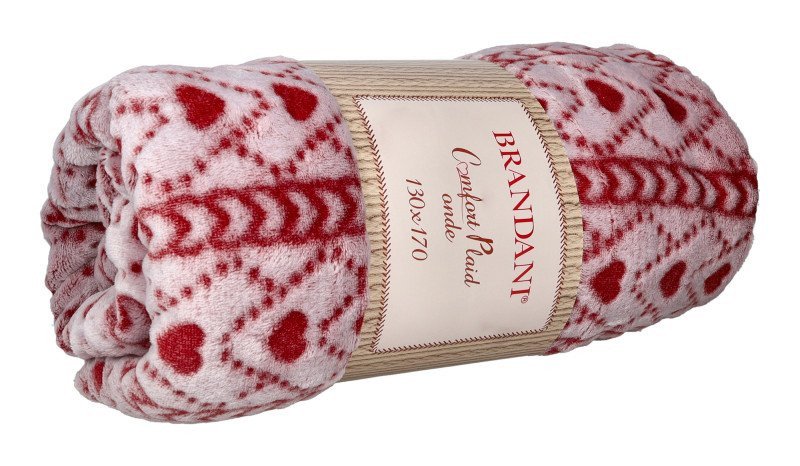 PLAID CUORICINI GRIGIO - 84284