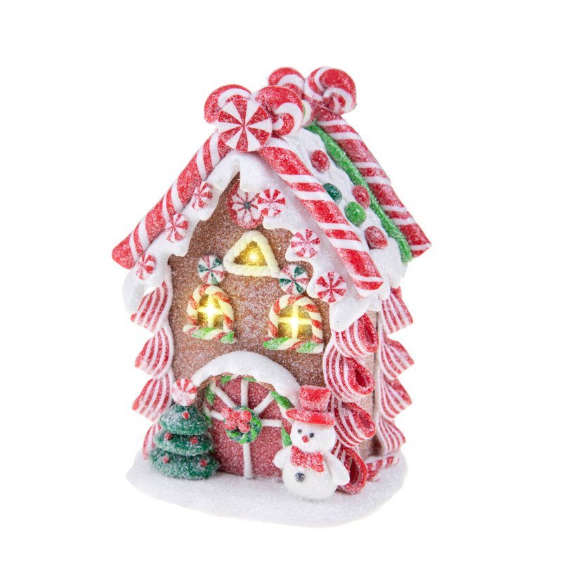 Casetta con led resina - 84515