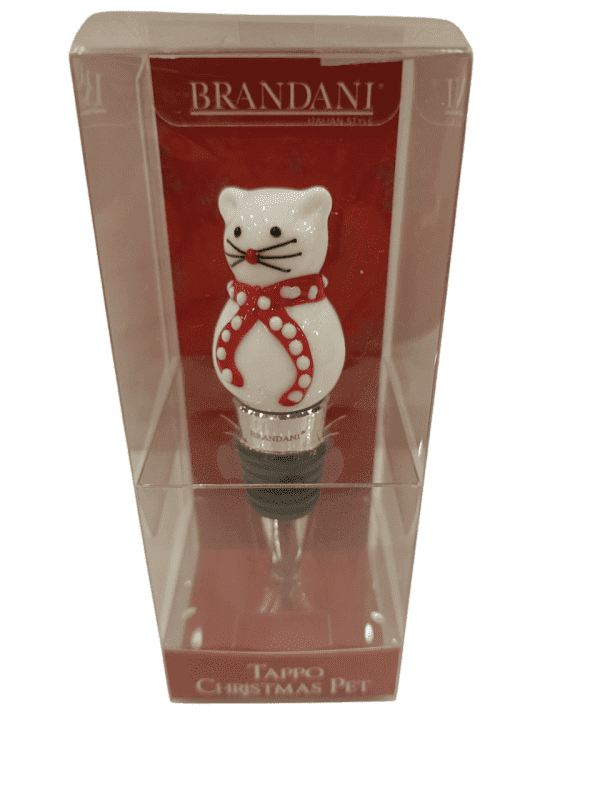 TAPPO CHRISTMAS CANI ASSORTITI  VETRO ZINCO ALLOY - 84518