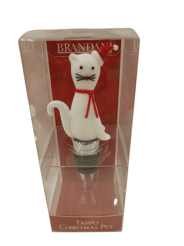 TAPPO CHRISTMAS CANI ASSORTITI  VETRO ZINCO ALLOY - 84518