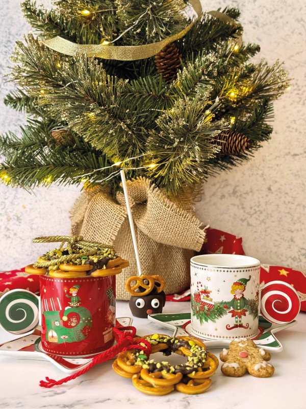 Tazza elfomagia bianco rosso set 2 pezzi new bone china - 84561