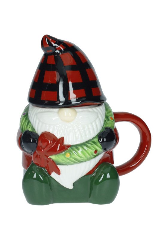 TAZZA GNOMO CAPPELLO RIGHE DOLOMITE - 84710 TAZZA GNOMO CAPPELLO RIGHE DOLOMITE - 84710