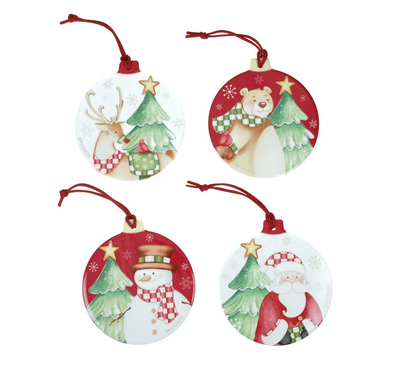 DECORATION RACCONTI SFERA SET 4 PEZZI  CERAMICA SUGHERO - 84784