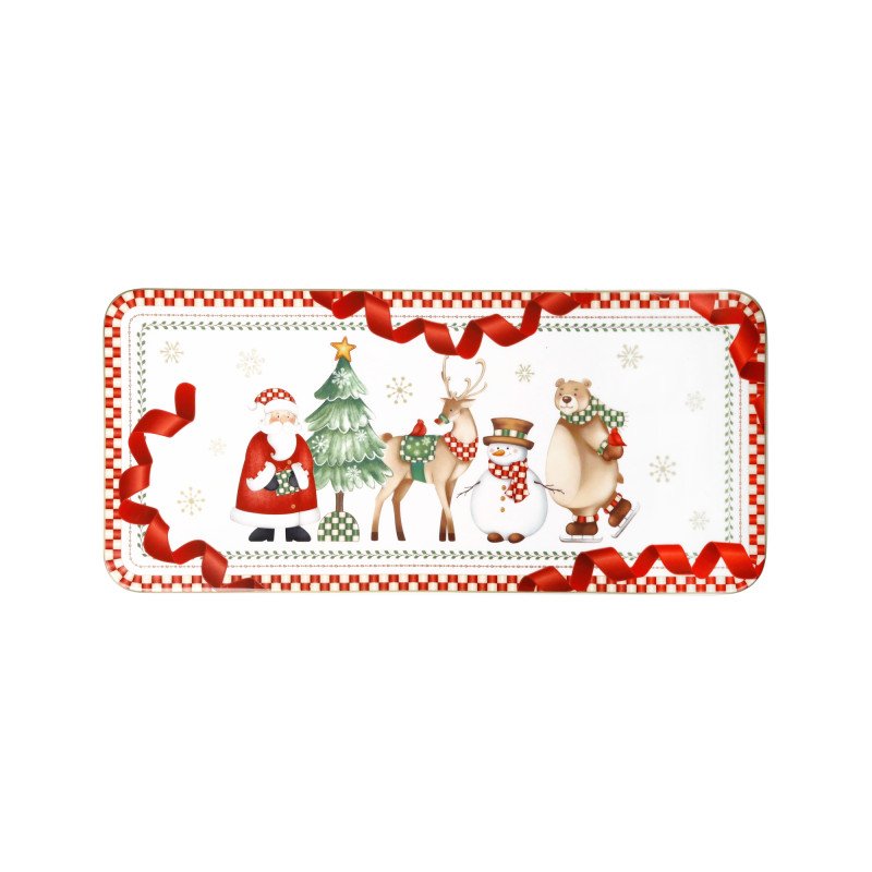 VASSOIO RETTANGOLARE RACCONTI NEW BONE CHINA - 84808